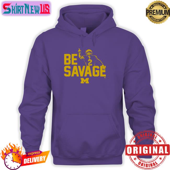 Breakingt Merch Michigan Football Blake Corum Be Savage Crewneck Sweatshirt