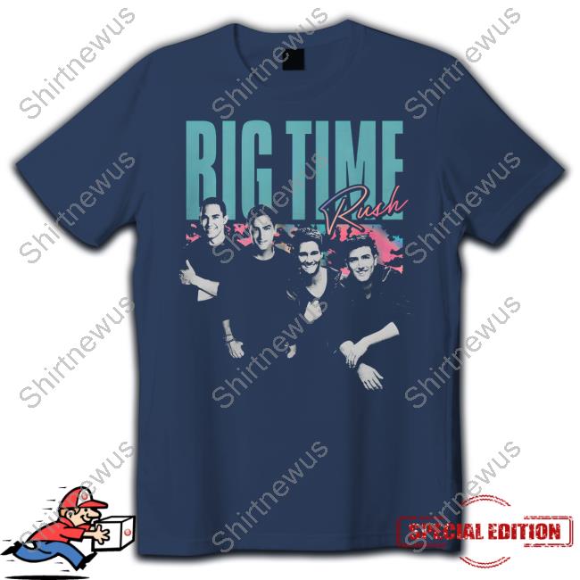 Big Time Rush Merch Madison Square Garden Tour Tee Shirt