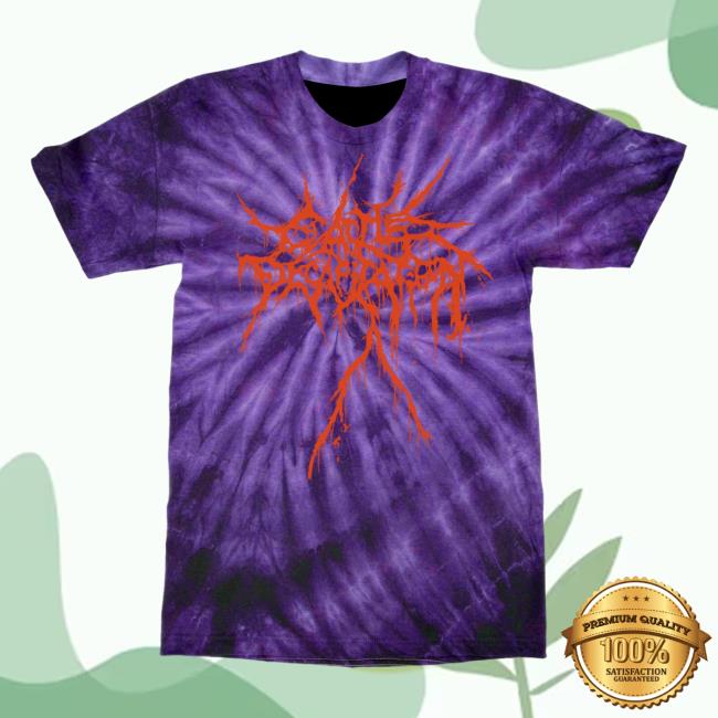 Official Indie Merch Store Shop Cattle Decapitation "Tie Dye Ouroboros" Tee IndieMerchStore Carcosabc