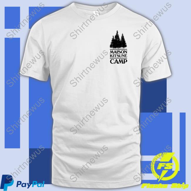 Maison Kitsune Camp Edition Limited Long Sleeve Tee White