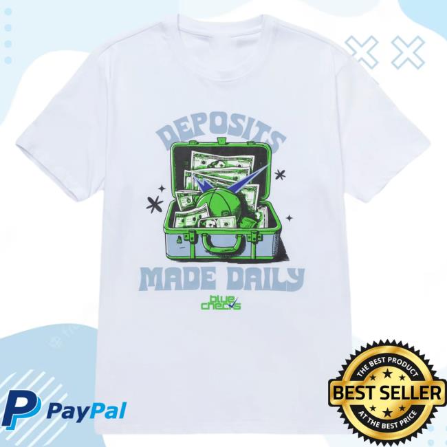 Official Over Time Blue Checks Deposits Shirt