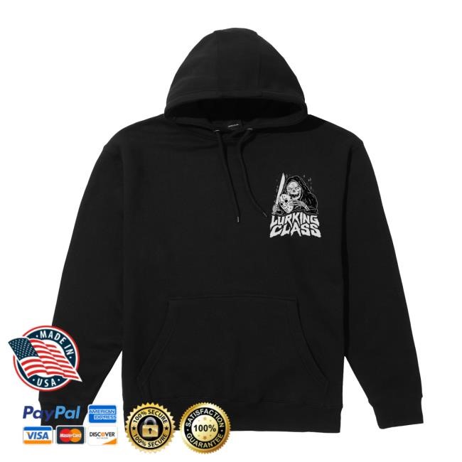 Official Lurking Class Clothing Merch Shop Crystal Lake Hoody - Black LurkingClass