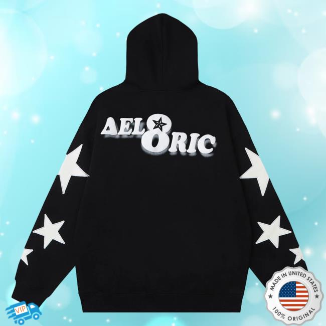 Official Aelfric Eden Clothing Merch Store Aelfric Eden Star Applique Sweatshirt Black AelfricEden