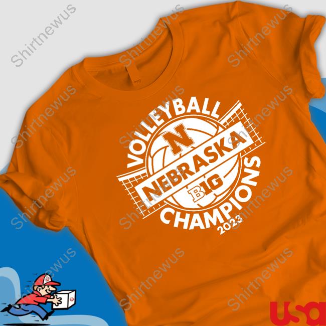 Huskers Merch Shop Nebraska 2023 Big Ten Women's Volleyball Regular Season Champions Shirt