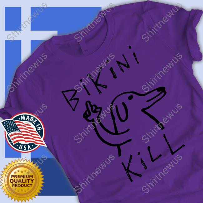 Dog Bikini Kill Shirt White
