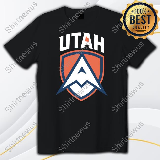 Official Premier Lacrosse League Merch Champion Utah Archers Primary Logo Navy T Shirt