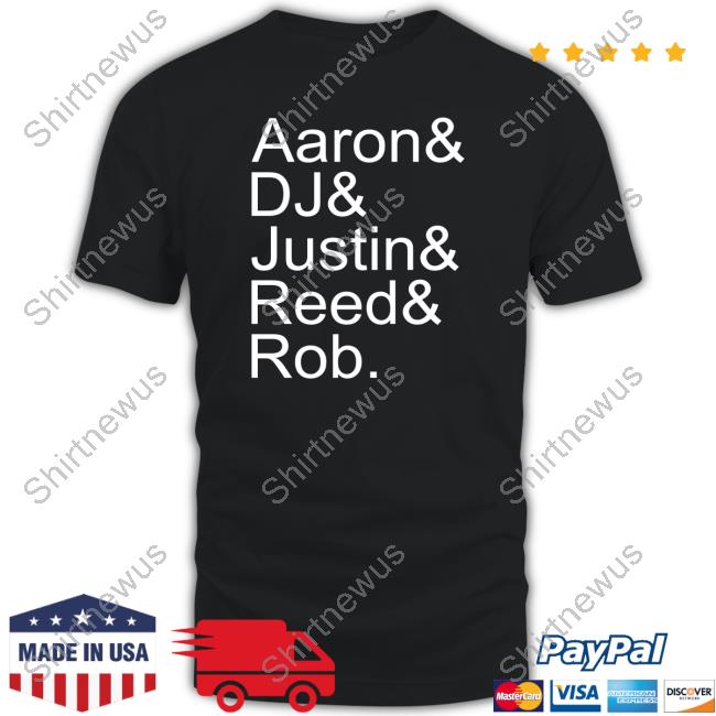 Aaron Dj Justin Reed Rob Shirt Black
