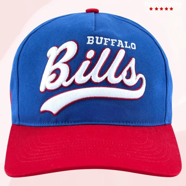 Official Golf Wang Merch Bills Script Snapback Blue Cap by Golf Wang x NFL