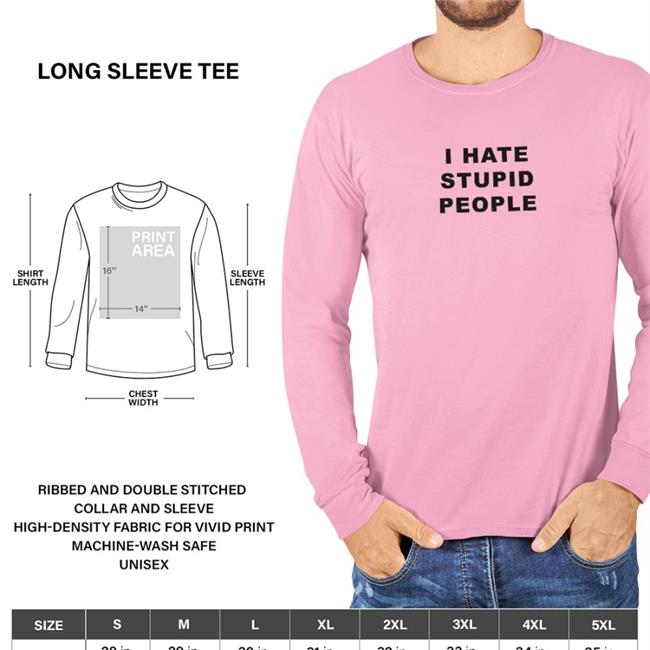 I Hate Stupid People Shirt Funny Susu_Jpg