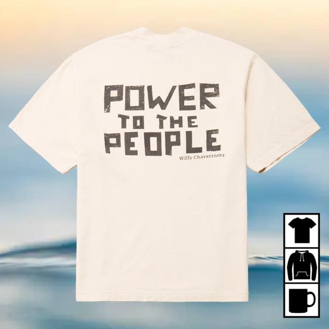 Official Willy Chavarria Power To The People Tee Masa Shirt