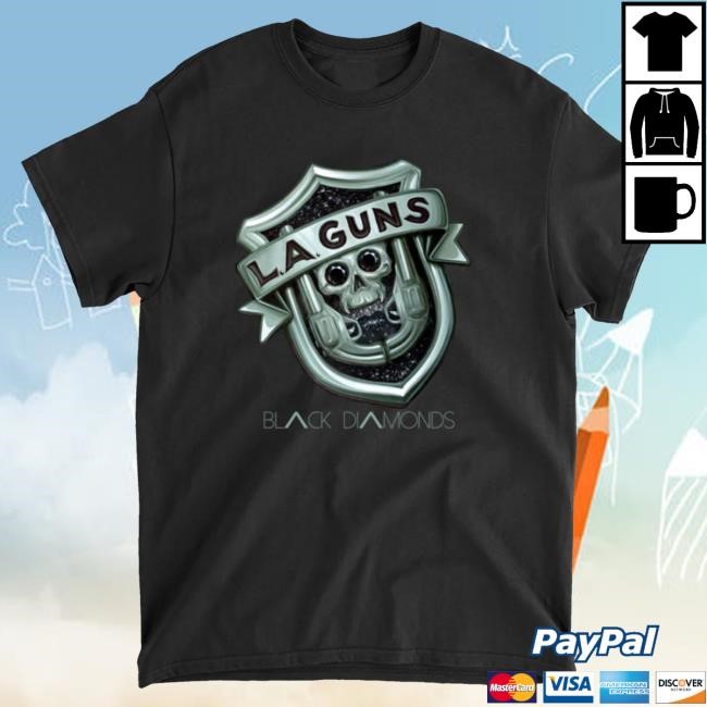 Official L.A. Guns - Black Diamonds Tshirt