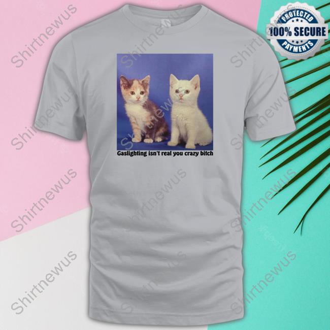 Gaslighting Isn't Real You Crazy Bitch Funny Long Sleeve Tee