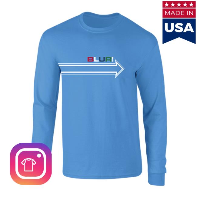 Official Blur Merch Tour Arrow Sweatshirts