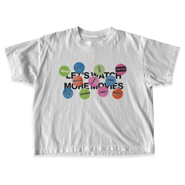 Super Yaki Let's Watch More Genre - Wide Tee Top Shirt SuperYaki