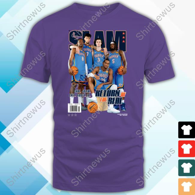 Official Slam Cover Shirt OKC Thunder (SLAM 247)