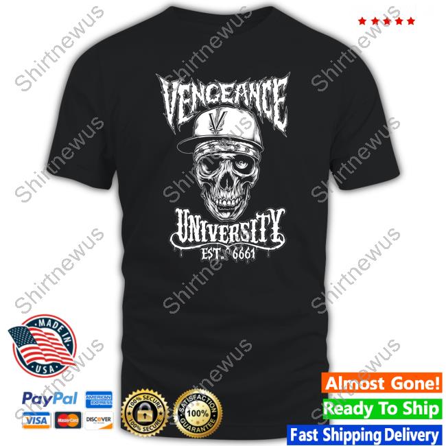 Vengeance University Est 6661 Zombie Long Sleeve T Shirt