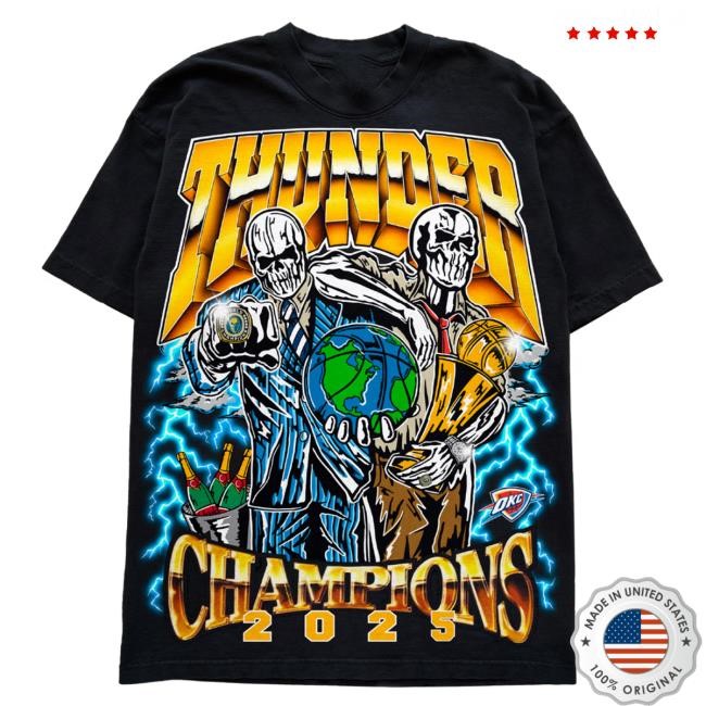 Thunder World Champs New Shirt - Black| Warren Lotas Official NBA