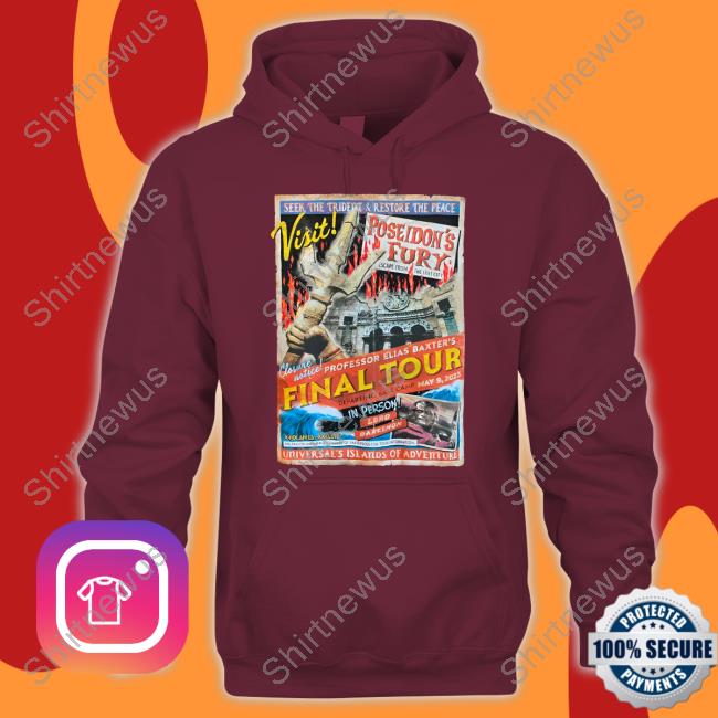Universal's Islands Of Adventure Poseidon's Fury Farewell Shirt