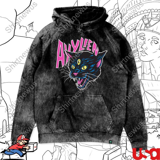 Official Elvis The Alien Ayylien Clothing 3 Eyed Ayylien Cat Crew neck Sweatshirt