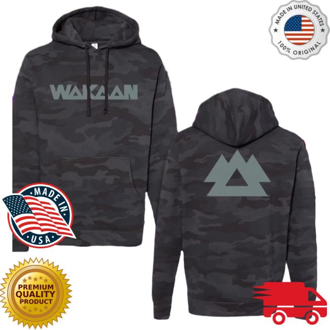 Official Wakaan Merch Store Wakaan 'Black On Black' Camo Pullover Sweatshirt