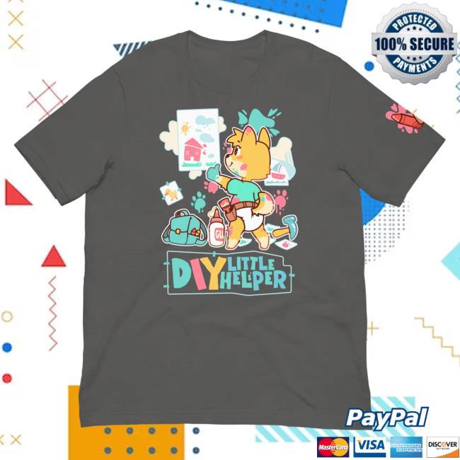 Official Pretend Again Diy Little Helper Shirt New Grey (Uwu / Oooh Woo! Shirt) Pretendagain