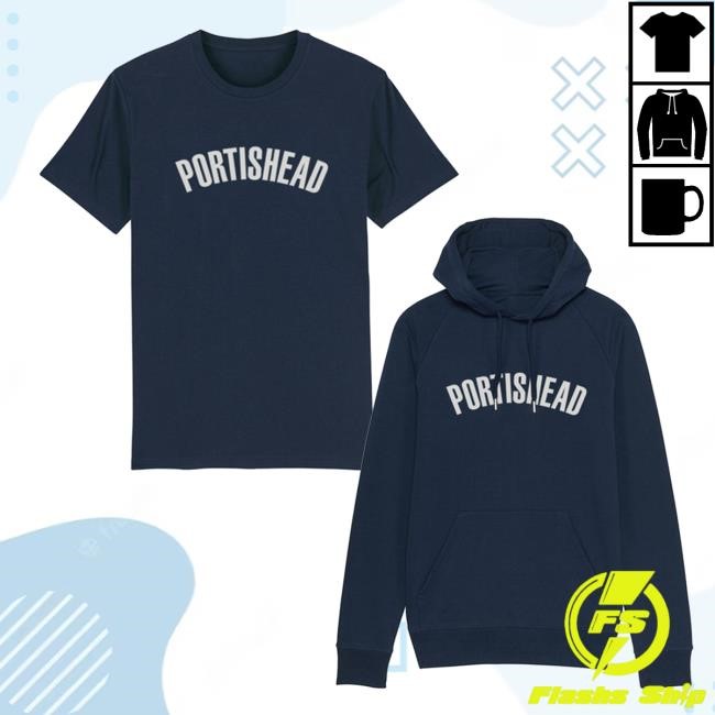 Portishead Official Merch Shop Portishead Filled In Logo 2024 Hoodie