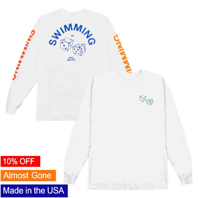 Official Mac Miller Apparel Clothing Store Merch Shop MacMiller Swimming Dice Long Sleeve Hot Shirt