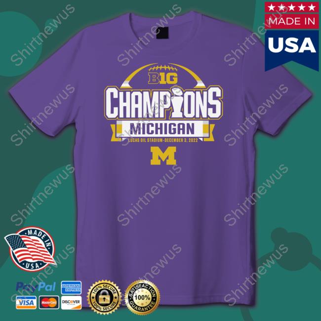 Big Champions Michigan Lucas Oil Stadium December 3 2022 Hoodie