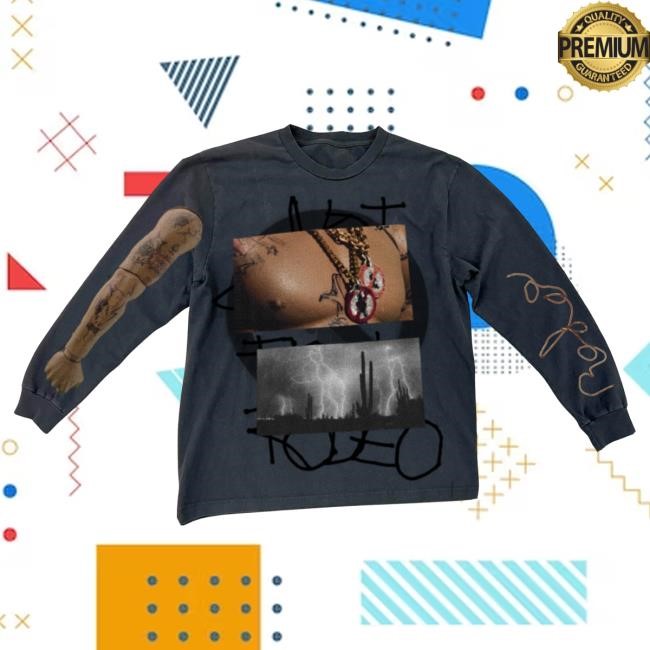 Official Travis Scott Store RODEO 10 YEARS DESERT Long Sleeve T-Shirt TravisScott