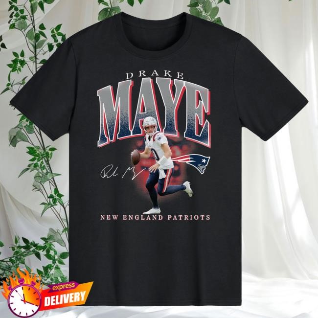 New England Patriots NFL Football NFL Drake Maye Big Tall Tee