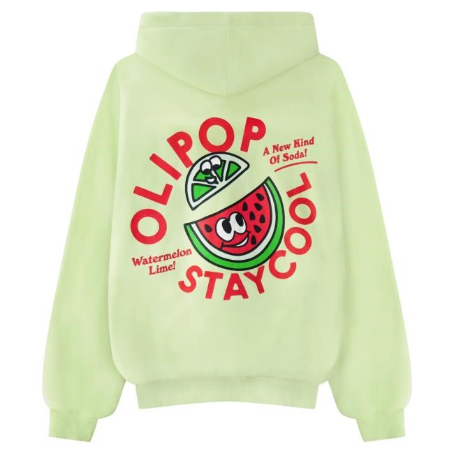 Official Stay Cool Clothing Store Staycool Olipop Watermelon Lime Hooded Sweatshirt StaycoolNyc