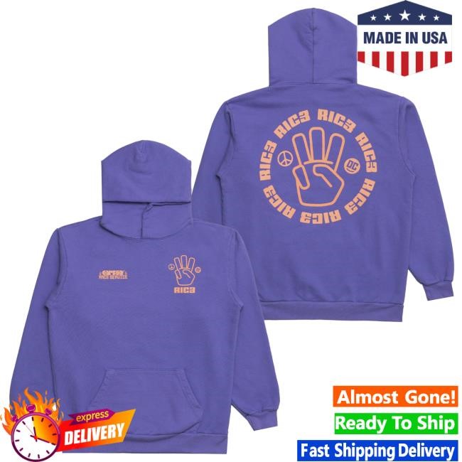 Ric3 Present Momentum Purple Hooded Sweatshirt