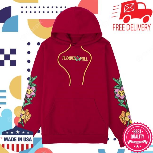 Hardcore Build Flowerfall Huppari - Philza Official Merch Shop Ph1lza Clothing Store Apparel