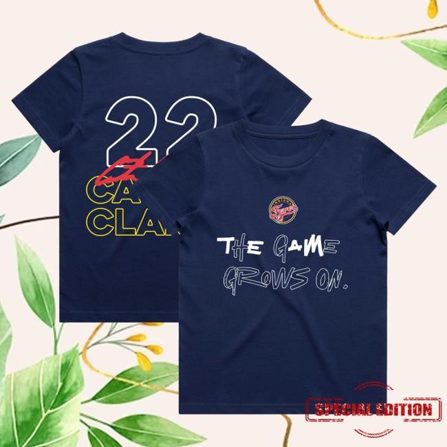 Indiana Fever Caitlin Clark round21 Navy Player Signature Short Sleeve Tee