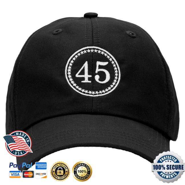 Official Donald Trump Merch Store Donald Trump 45 Hat – Black Donald Trump Apparel Clothing Shop DonaldTrump