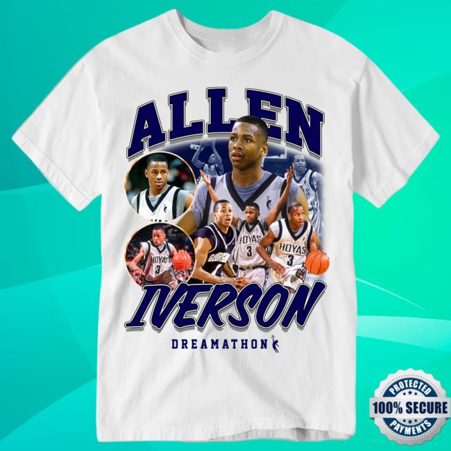 Dreamathon Merch Shop Allen Iverson Georgetown Shirt