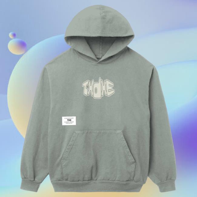 Official Clothing Top Dawg Entertainment Merch Store Txdxe Bubble Hoodie (Sage Green)