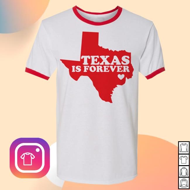 Official Pierce The Veil Merch Store - "Texas Is Forever" Ringer Shirt - Pierce The Veil