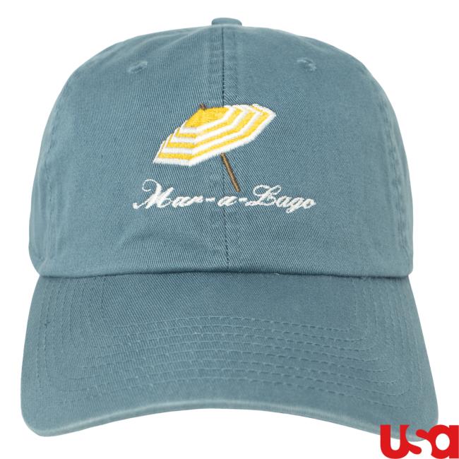 Official Donald Trump Merch Store Donald Trump Mar-A-Lago Umbrella Hat Royal Donald Trump Apparel Clothing Shop DonaldTrump