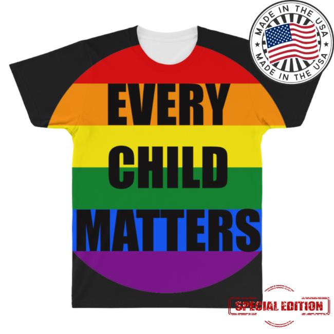 Official Artist Shot Every Child Matters Circle All Over Print Tshirt Artistshot