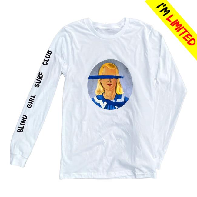 Official The Brant Foundation RVCA Julian Schnabel x Blind Girl Surf Club Long Sleeve Tshirt White BrantFoundation
