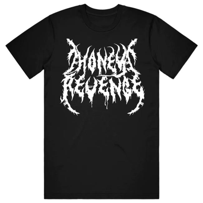 Honey Revenge Merch Shop Death Metal Logo Black Tee