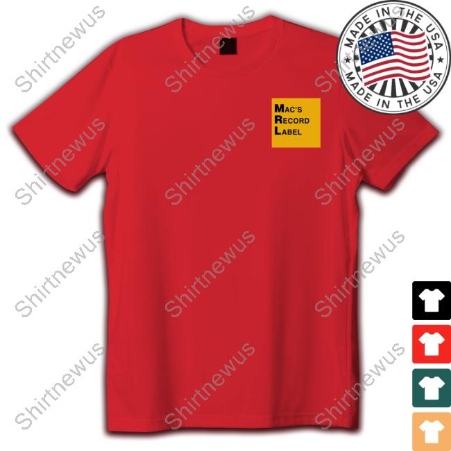 Official Mac's Record Label Logo Shirts