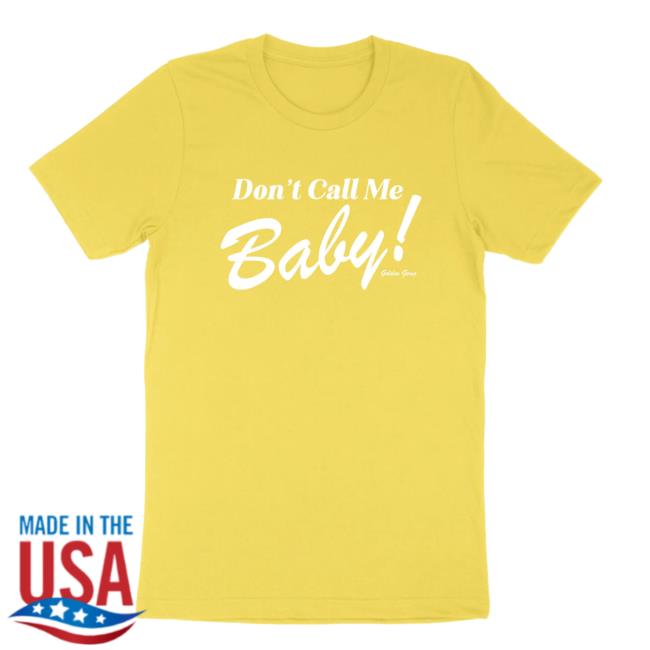 Golden Gems Official Shop Don't Call Me Baby! Long Sleeve Tee