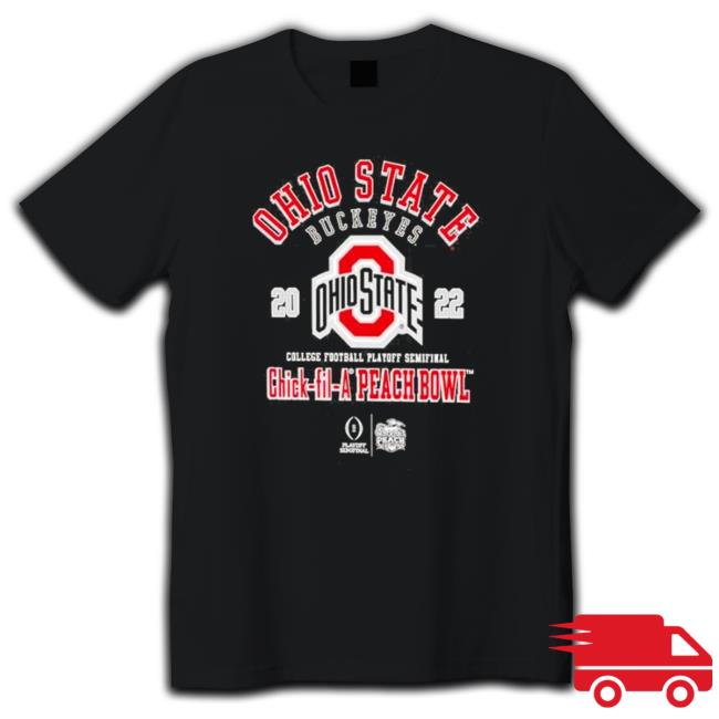 Ohio State Buckeyes CFP Semifinals Chick-fil-A Peach Bowl Bound 2022 Shirt