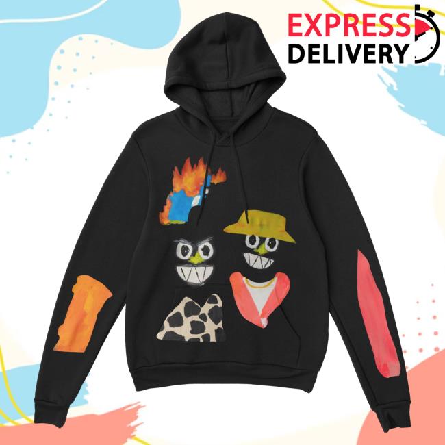 Official Chance the Rapper Merch Store Yah Know Faces Popover Hoodie Black Chance the Rapper Apparel Clothing ChancetheRapper