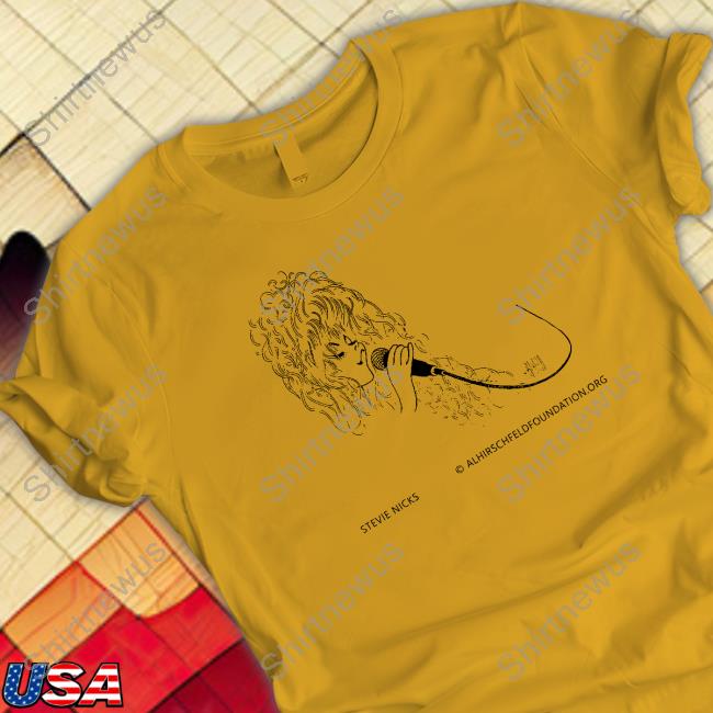 Stevie Nicks By Al Hirschfeld T-Shirt