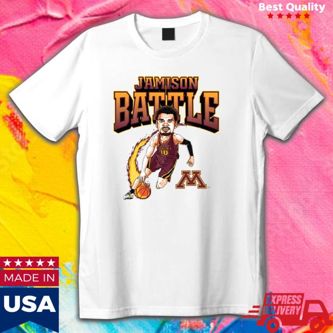Minnesota ncaa men’s basketball jamison battle Tee
