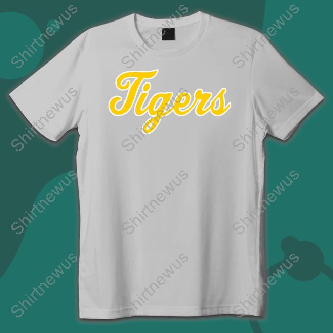 Official Script Tigers Long Sleeve Tee Shirt