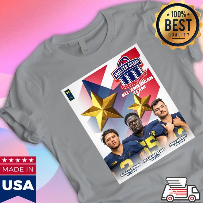 Michigan wolverines walter camp Football foundation allAmerican team Hooded Sweatshirt